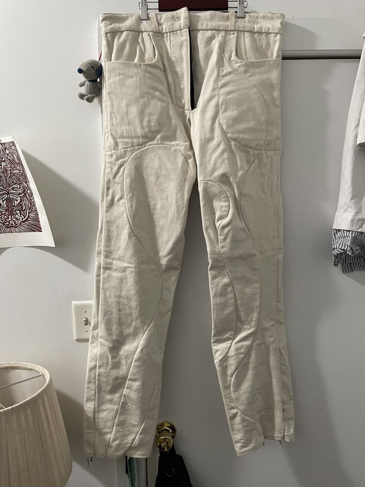 Jordan Arthur Smith Organic Seam Reversible Jeans Size US 33 - 3 Thumbnail