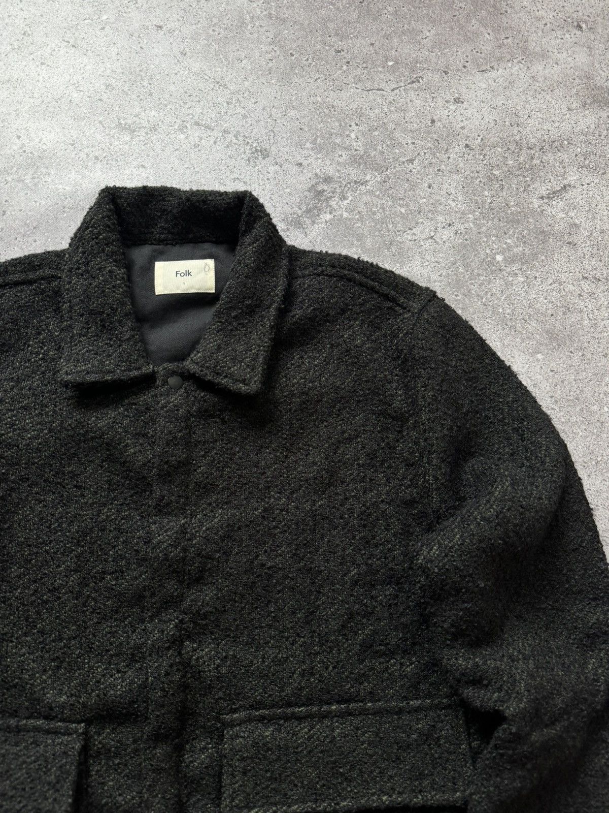 Folk Folk Wool Blend Chore Jacket Size L Size US L / EU 52-54 / 3 - 3 Thumbnail