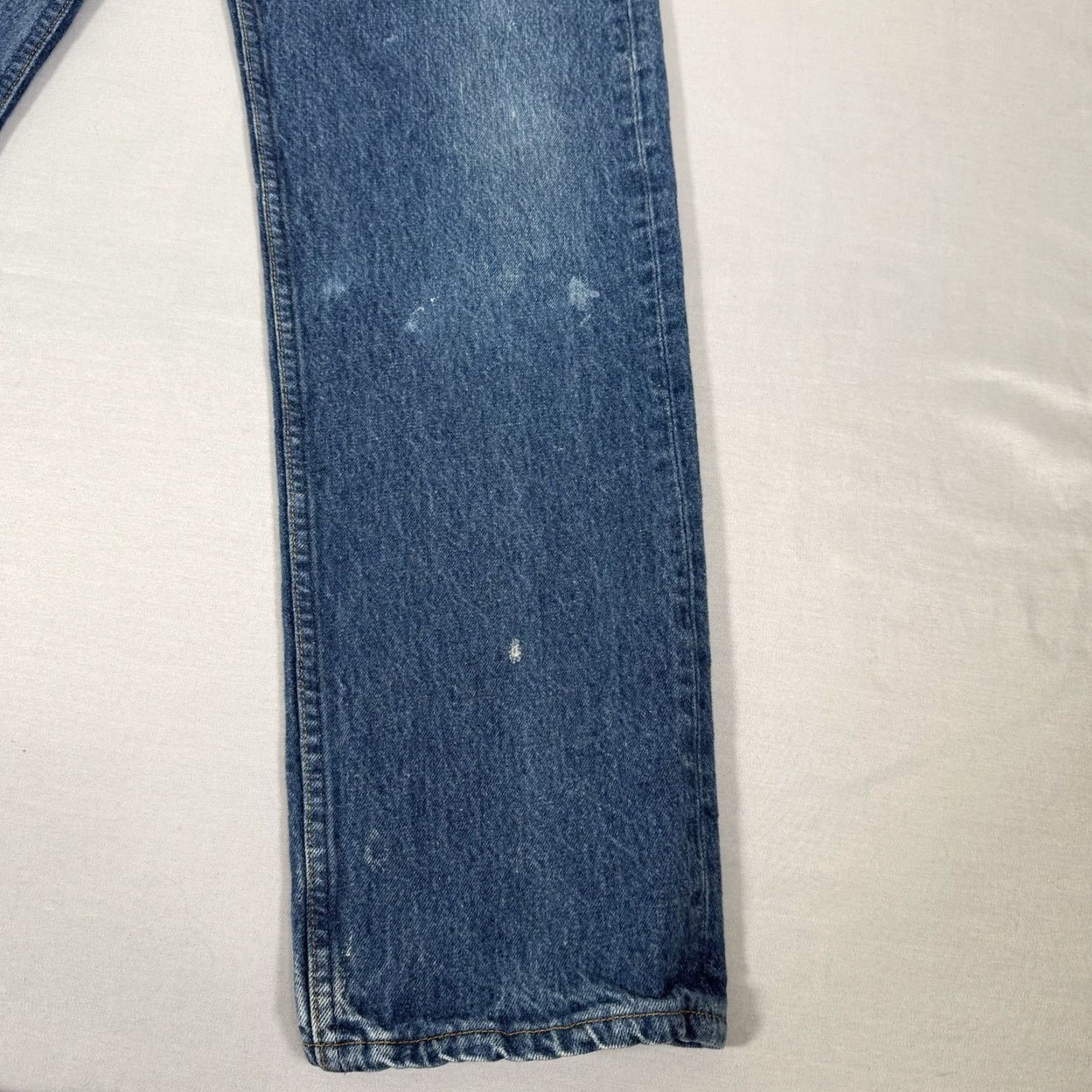 Levi's VINTAGE Levi's 501 Jeans Men's 34x32 Distressed Blue Denim 90s Size US 34 / EU 50 - 6 Thumbnail