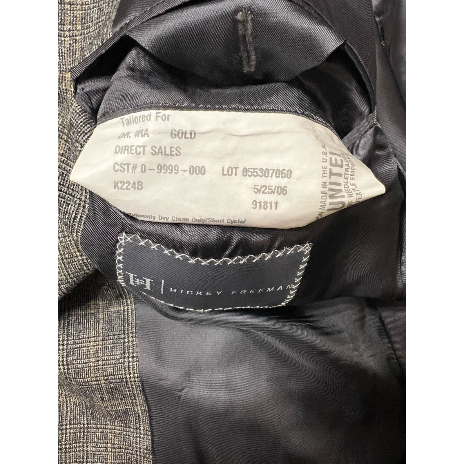 Hickey Freeman Vintage Hickey-Freeman 100% Wool Blazer 42R Size 42R - 9 Thumbnail