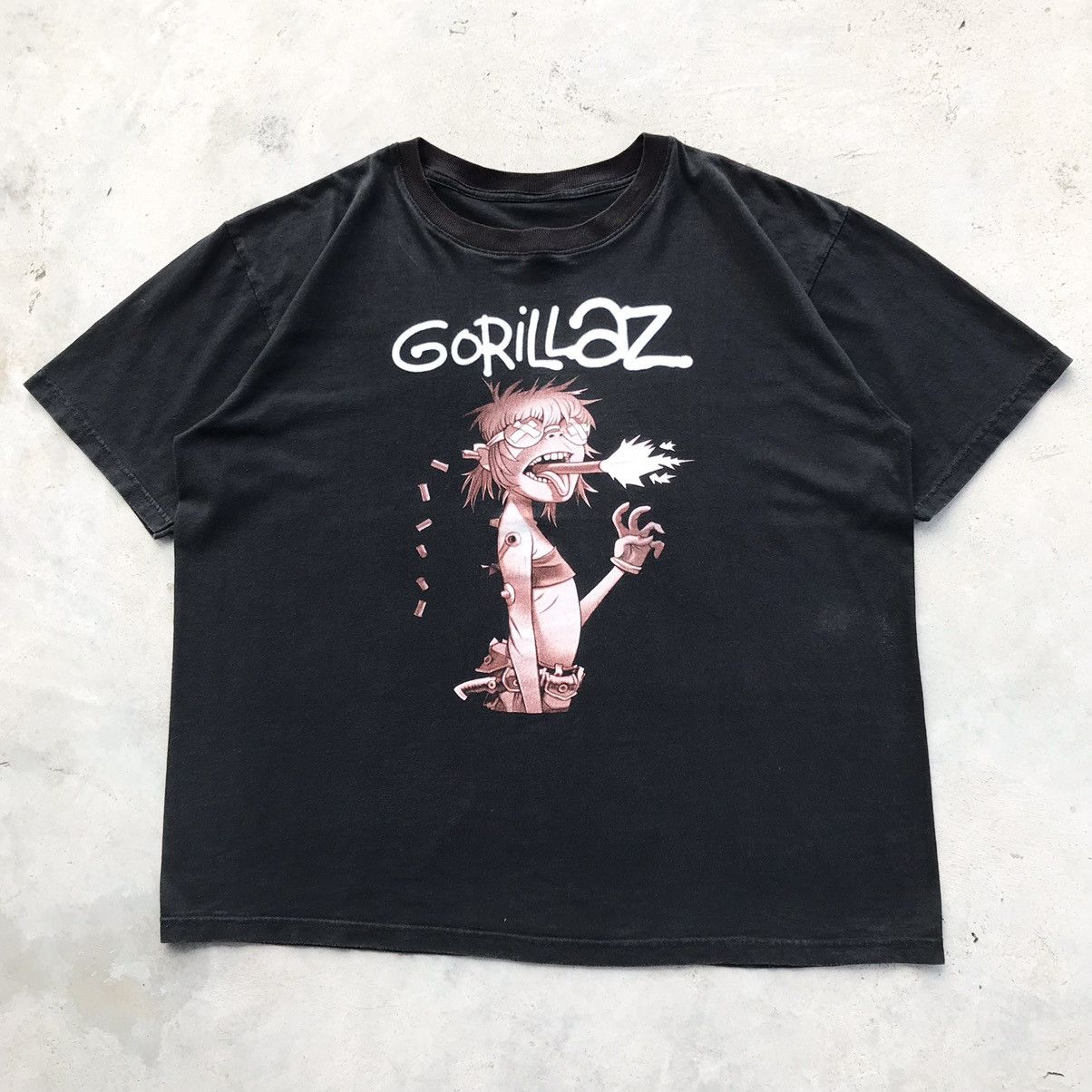 Band Tees 2000's Rare Bootleg ! Gorillaz - Murdoc Sniper Shot T-Shirt Size US XL / EU 56 / 4 - 1 Thumbnail