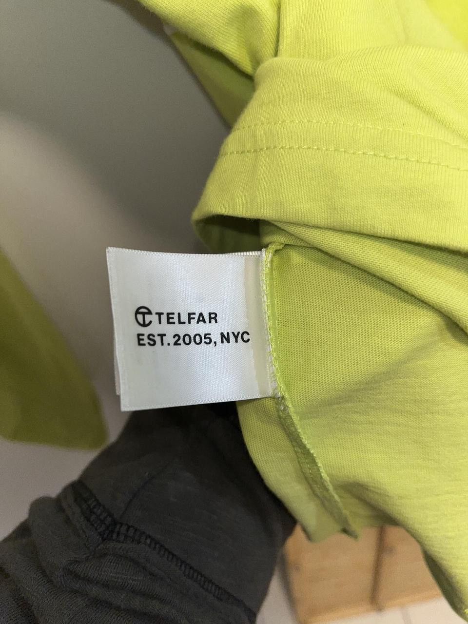 Telfar Lime Green Neon Hooded Performance Longsleeve Size US S / EU 44-46 / 1 - 4 Thumbnail
