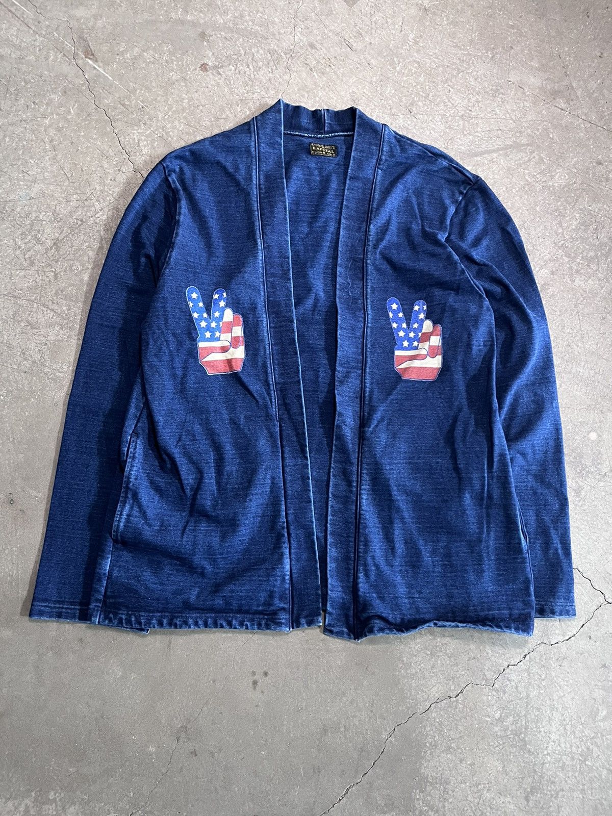 Kapital Kountry Kakashi Printed Cotton-Jersey Cardigan Size US L / EU 52-54 / 3 - 1 Thumbnail