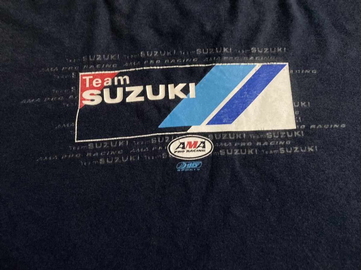 Japanese Brand × Vintage Vintage T-shirt Suzuki Team Size US XL / EU 56 / 4 - 4 Thumbnail