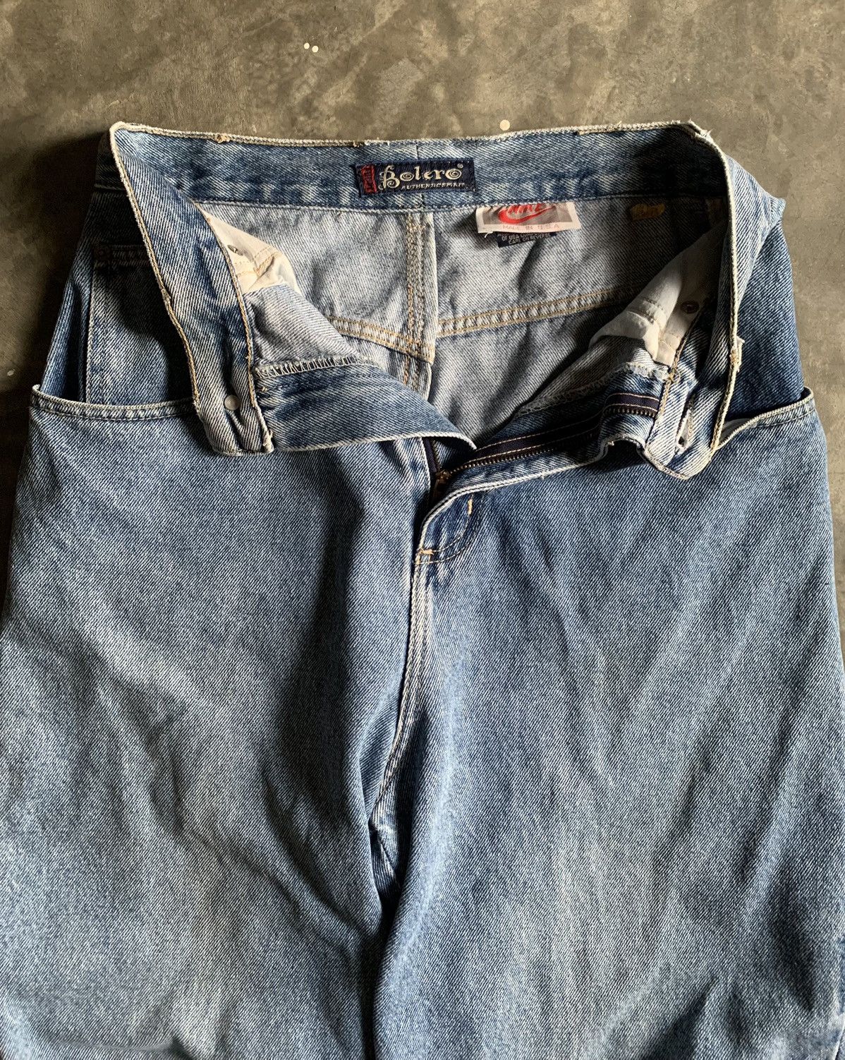 JNCO × Nike × Vintage RARE! VINTAGE 90s NIKE BAGGY CARPENTER BOOTLEG Size US 29 - 4 Thumbnail