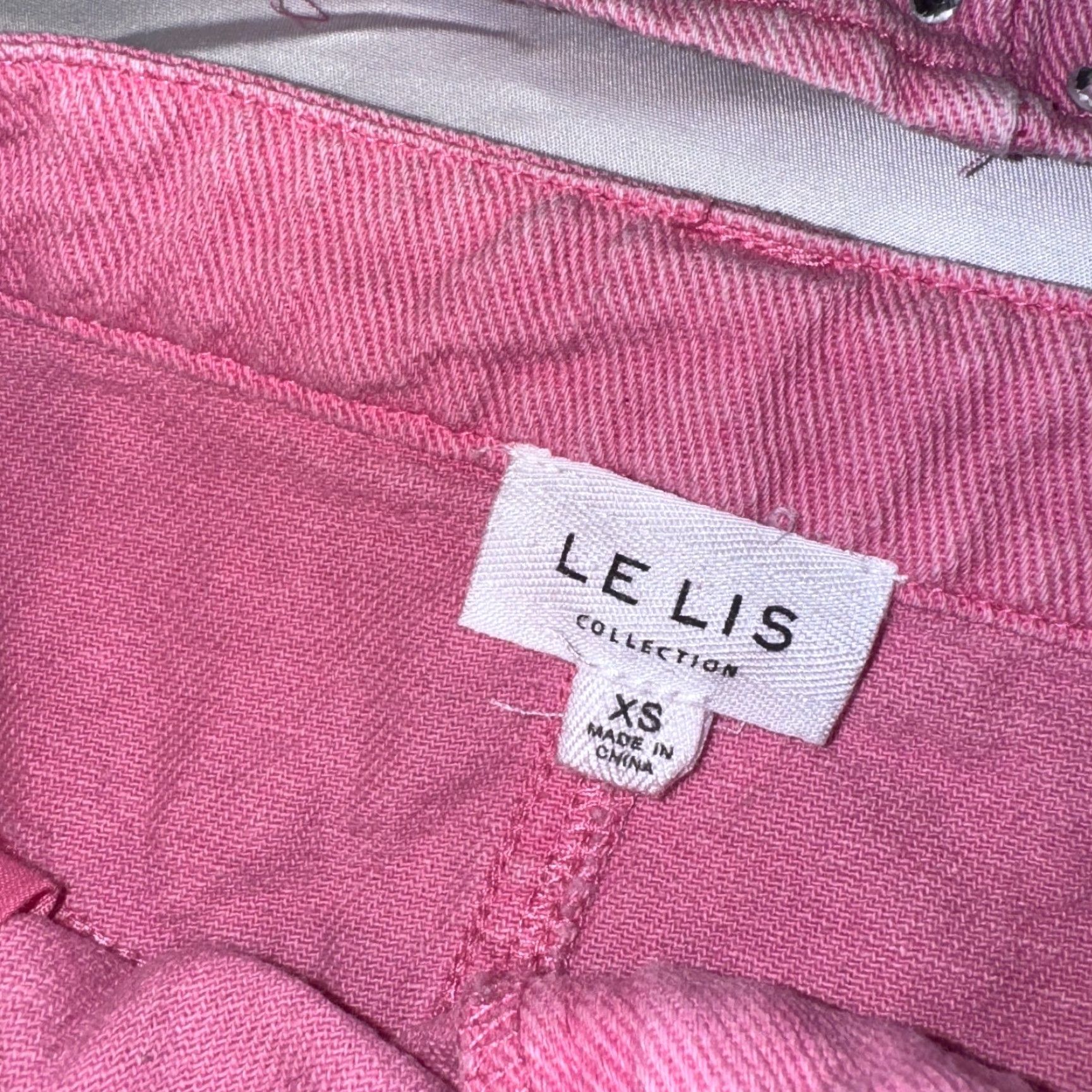 Vintage Lelis 2 Piece Outfit Set - Pink Rhinestone Crop Top Skirt XS/S - Floral Bohemian Beach Party Crop Top Included Womens Size S / US 4 / IT 40 - 4 Thumbnail