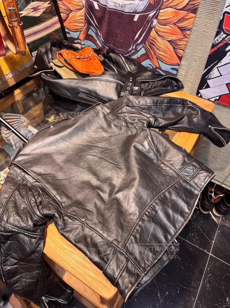 Schott Schott Leather coat Size US L / EU 52-54 / 3 - 5 Thumbnail