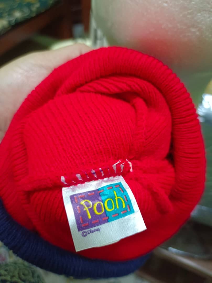 Cartoon Network × Disney Lot of 2 Pooh Embroidered Logo by Disney Beanie Hat Snowcap Size ONE SIZE - 6 Thumbnail