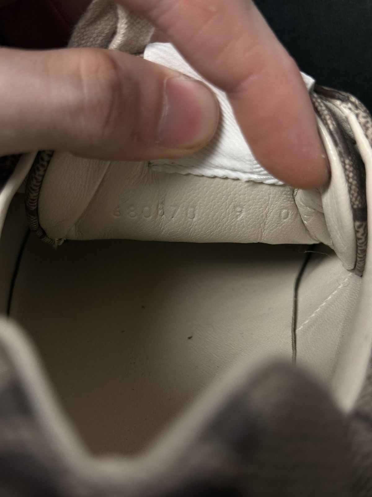 Gucci Gucci Beige Monogram Rhyton Sneakers Size 9G/9.5US Size US 9.5 / EU 42-43 - 14 Thumbnail