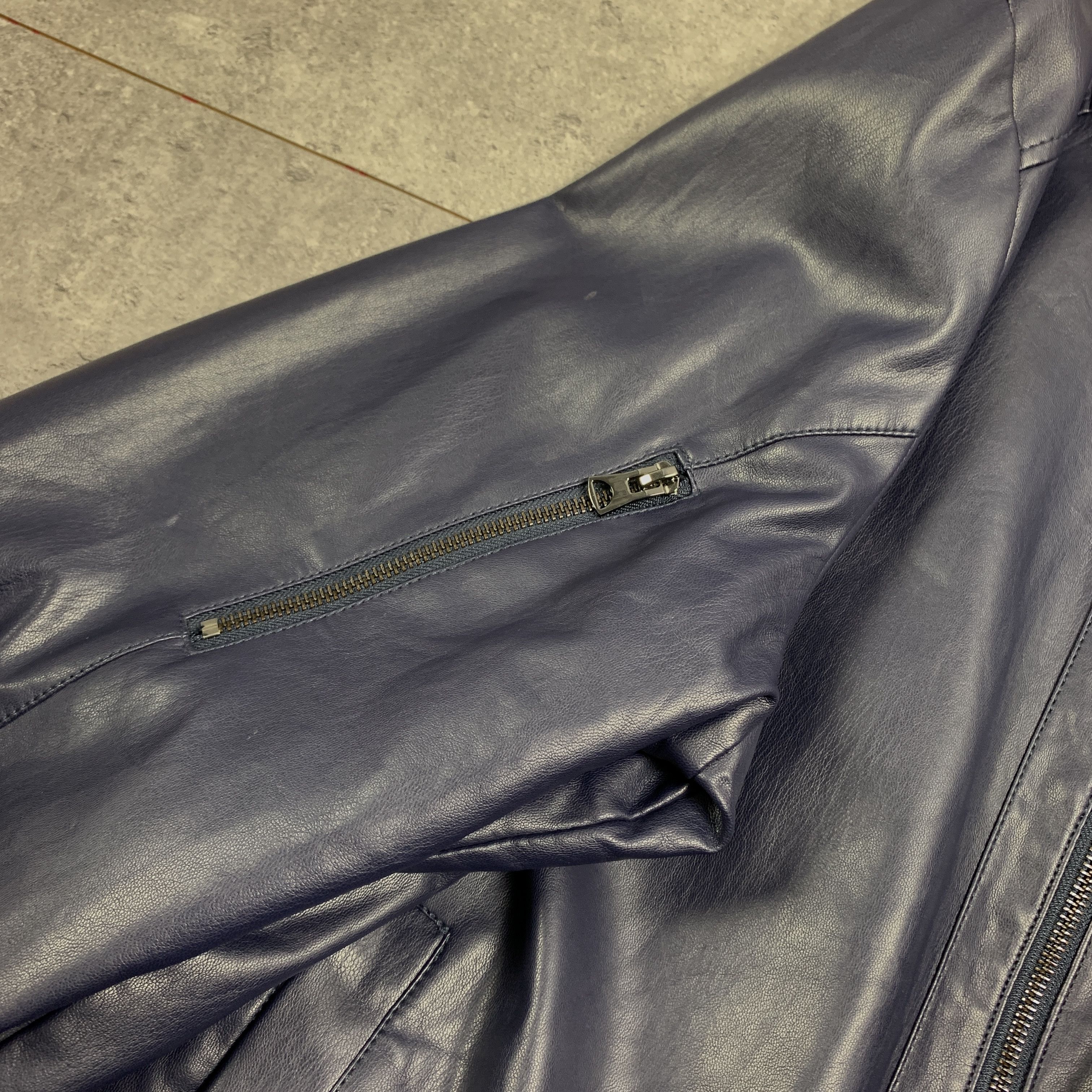 Designer × Trussardi Trussardi navy bomber - XL Size US XL / EU 56 / 4 - 4 Thumbnail