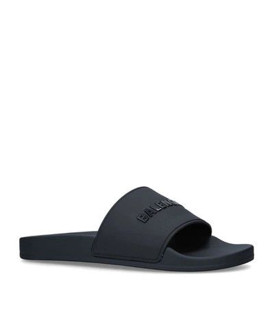 o1mt1gz0924 Pool Smooth Rubber Logo Bal in Black