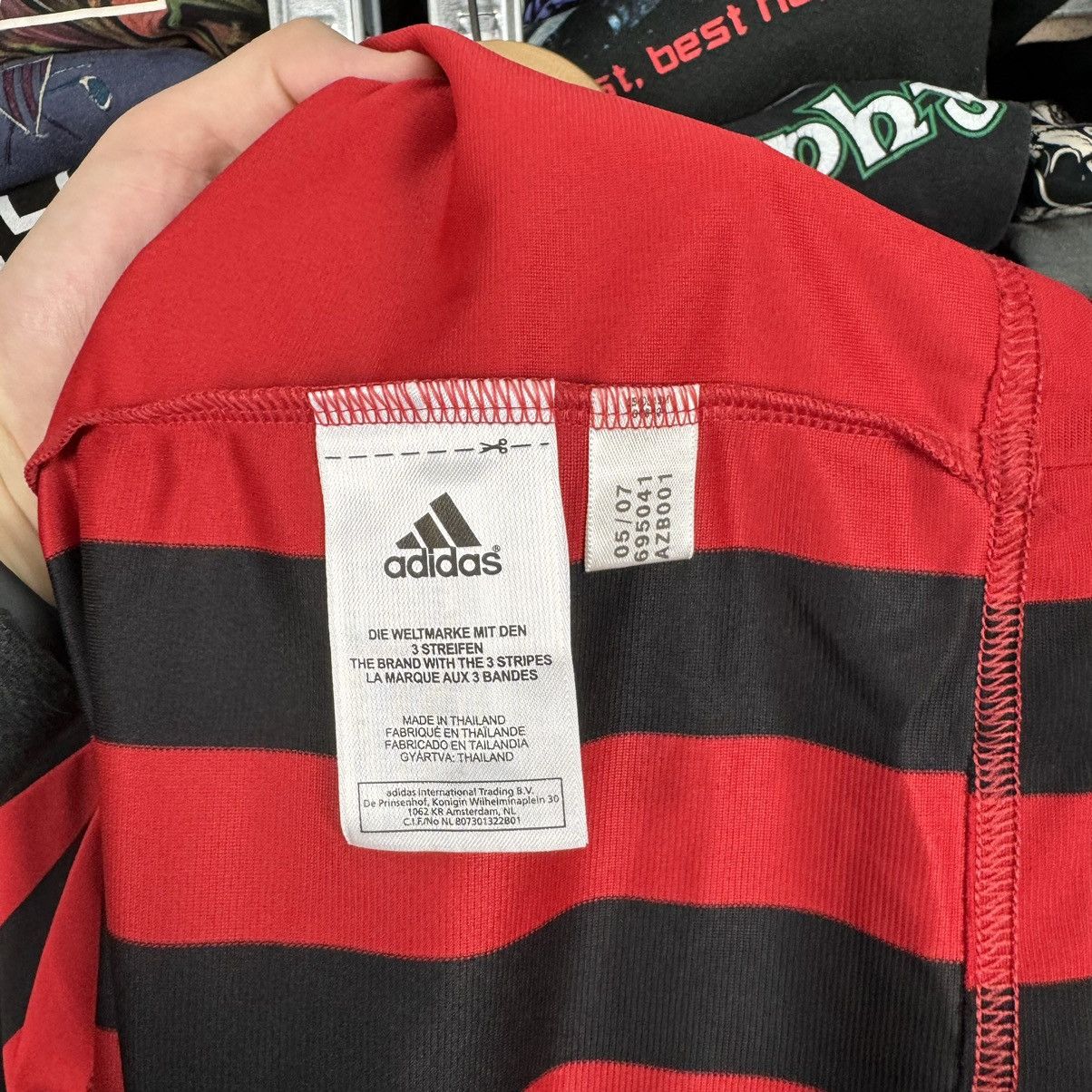 Adidas 2007/08 ADIDAS AC MILAN HOME SOCCER FOOTBALL JERSEY SHIRT L Size US L / EU 52-54 / 3 - 5 Thumbnail