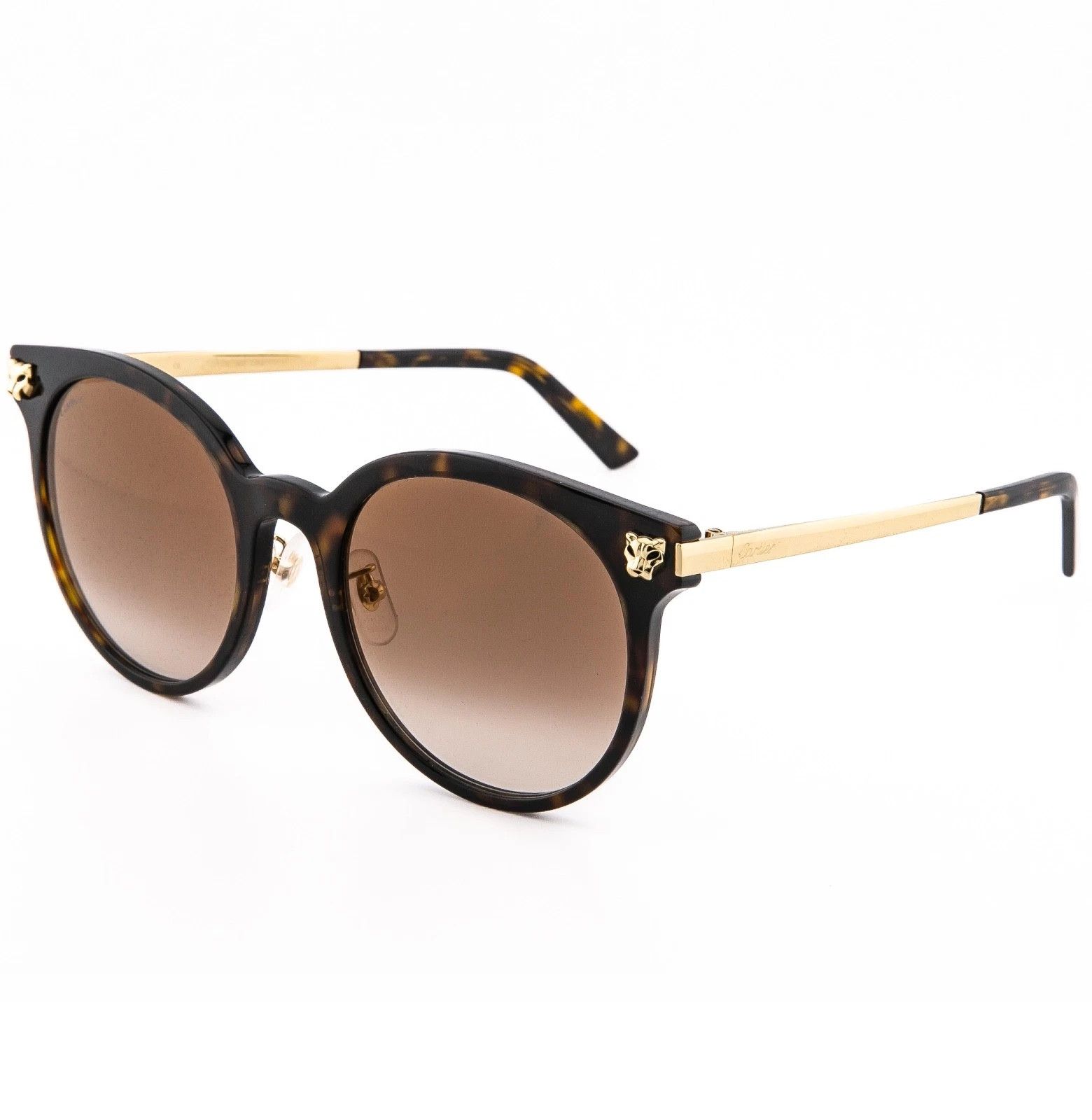 Cartier CARTIER PANTHERE Head CT0245SK Gold Sunglasses 0245 002 Size ONE SIZE - 5 Thumbnail