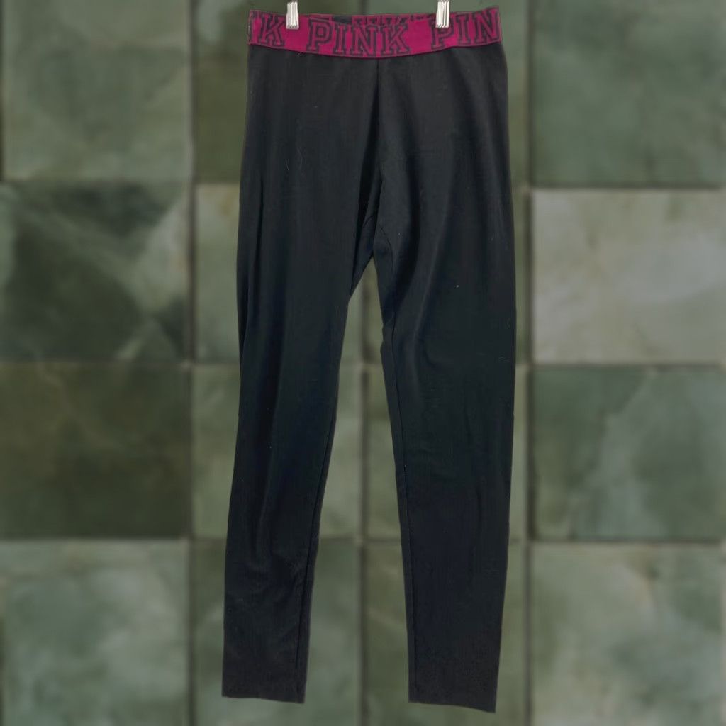 Pinko PINK by VS Yoga Pants Women Medium Pink Yoga Compression Skinny Activewear Ladies M Pant Set Size 32" / US 10 / IT 46 - 1 Thumbnail