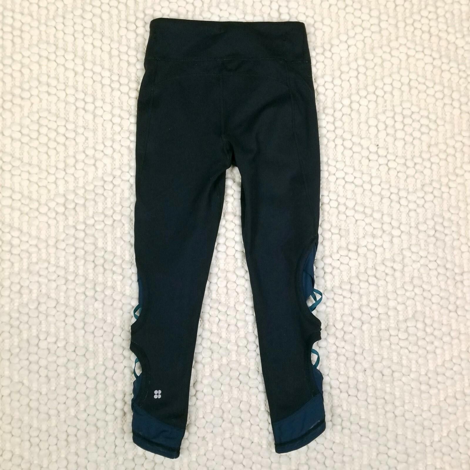 Designer Sweaty Betty Reversible Chandrasana 7/8 Leggings Sz XS Size 26" / US 2 / IT 38 - 5 Thumbnail