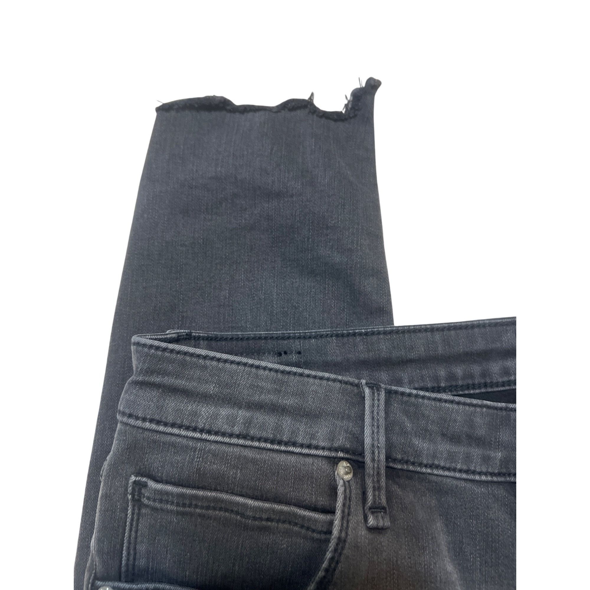Abercrombie & Fitch Abercrombie & Fitch Simone High Rise Super Skinny Ripped Bla Size 36" / US 14 / IT 50 - 3 Thumbnail