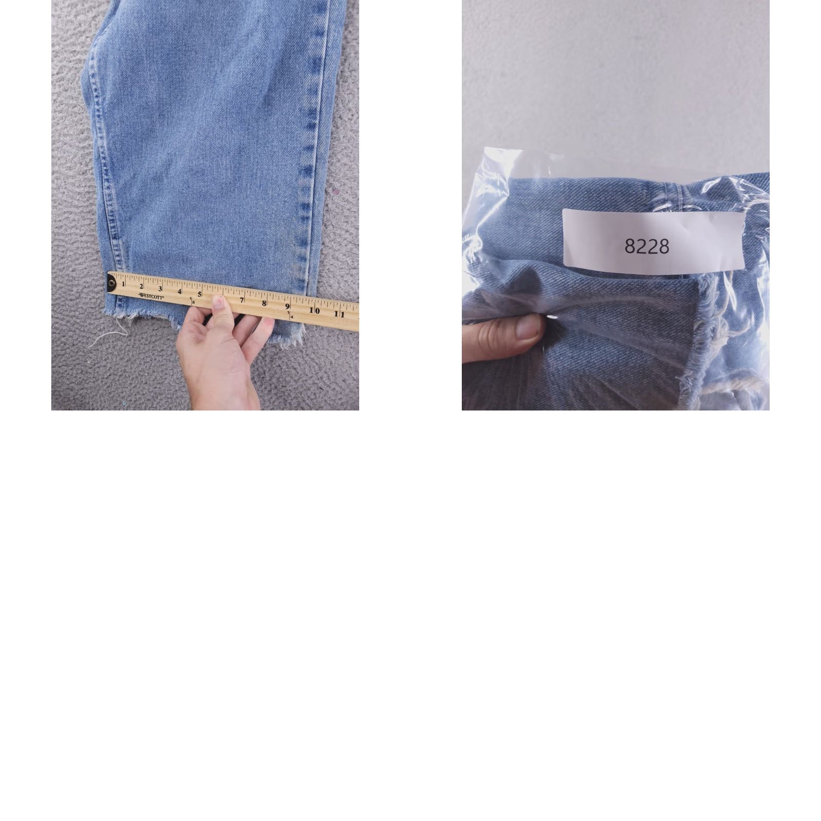 Nautica VINTAGE Nautica Jeans Mens 36x29 Blue Distressed Wide-Leg Work Size US 36 / EU 52 - 9 Thumbnail