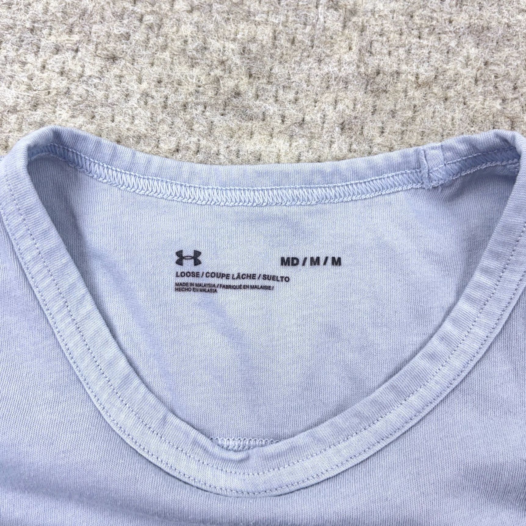 Under Armour Under Armour Project Rock Men Tank Top Tee Short Gray M Medium Sleeveless Regular Cotton Jersey Logo USA Stars T-Shirt Size US M / EU 48-50 / 2 - 3 Thumbnail