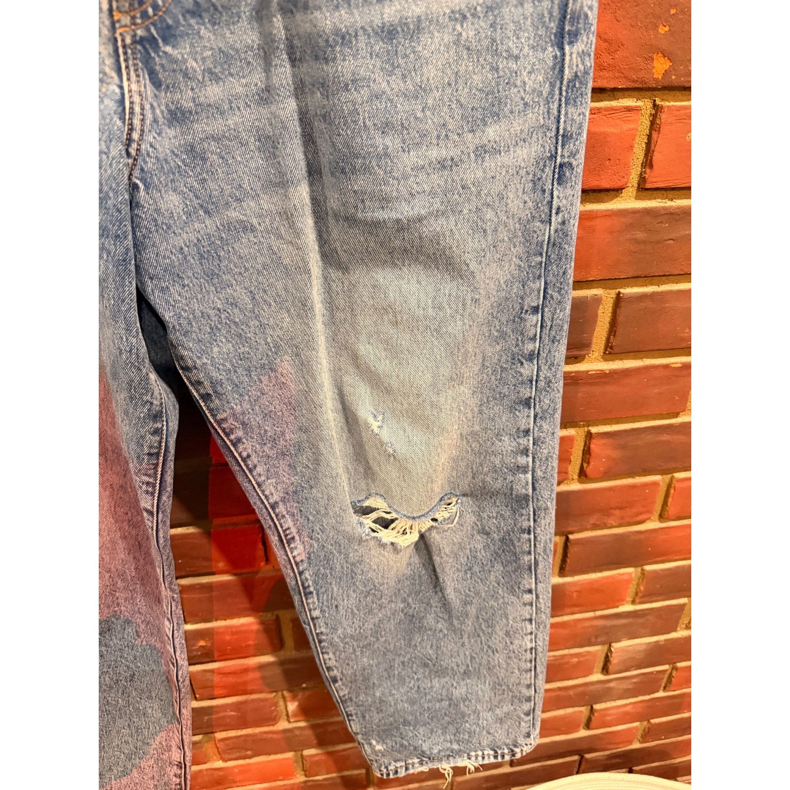 Gap Gap Baggy Ripped Jeans Size US 34 / EU 50 - 2 Thumbnail