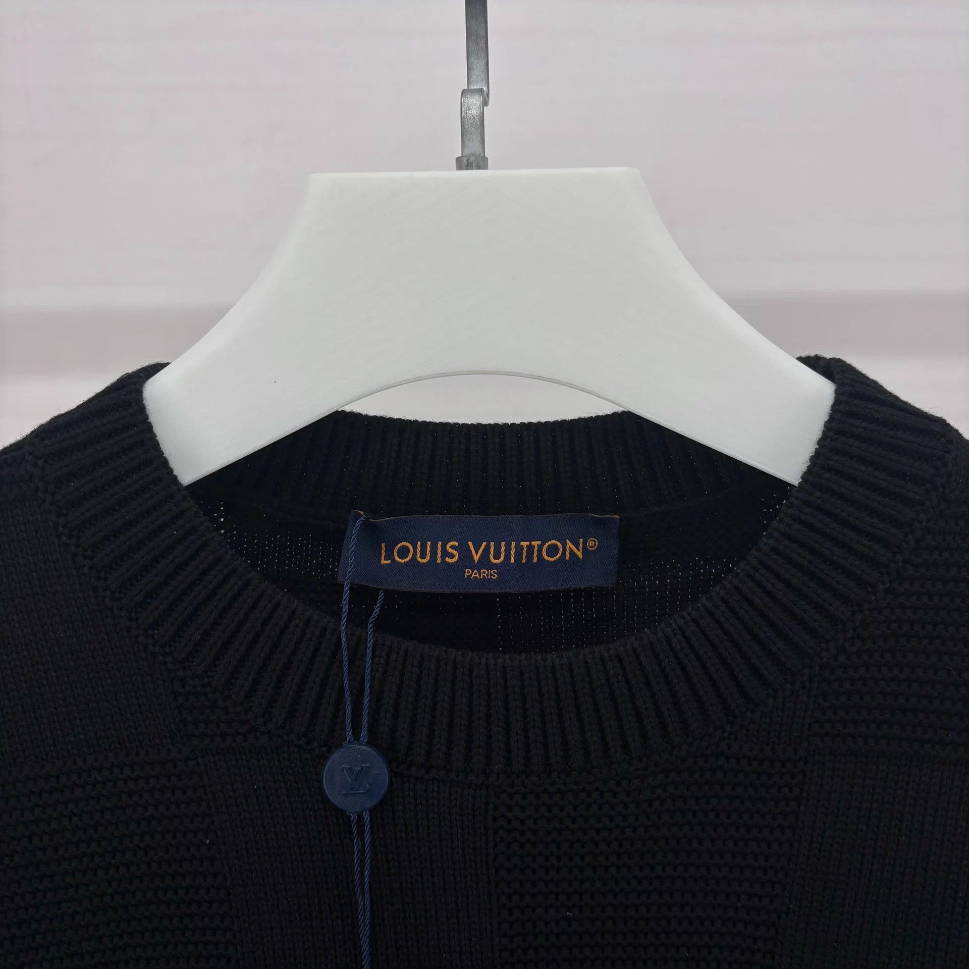 Louis Vuitton LV Damier Stitch Crew LS Knit Sweater M New Size US M / EU 48-50 / 2 - 3 Thumbnail