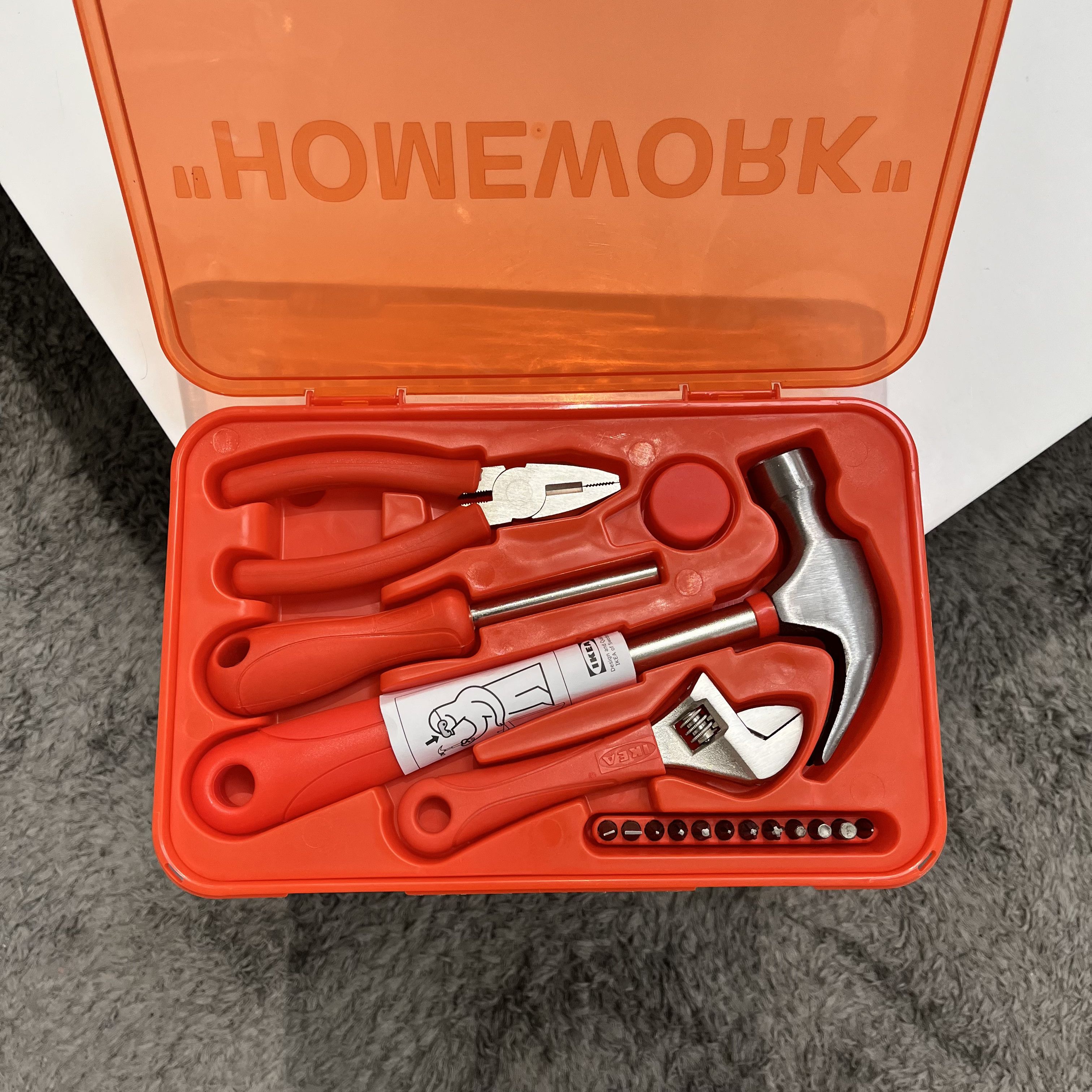 Off-White Virgil Abloh x Ikea Markerad Homework Toolkit Orange Size ONE SIZE - 2 Thumbnail