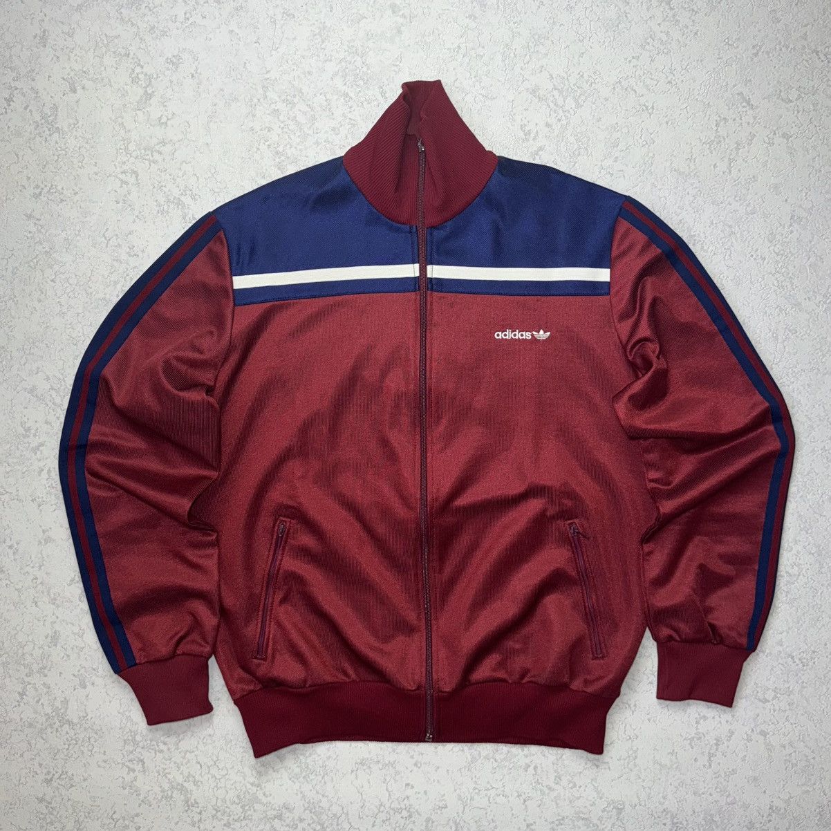 Adidas Vintage 80s Adidas Track Jacket Made In West Germany Size S Size US S / EU 44-46 / 1 - 1 Thumbnail