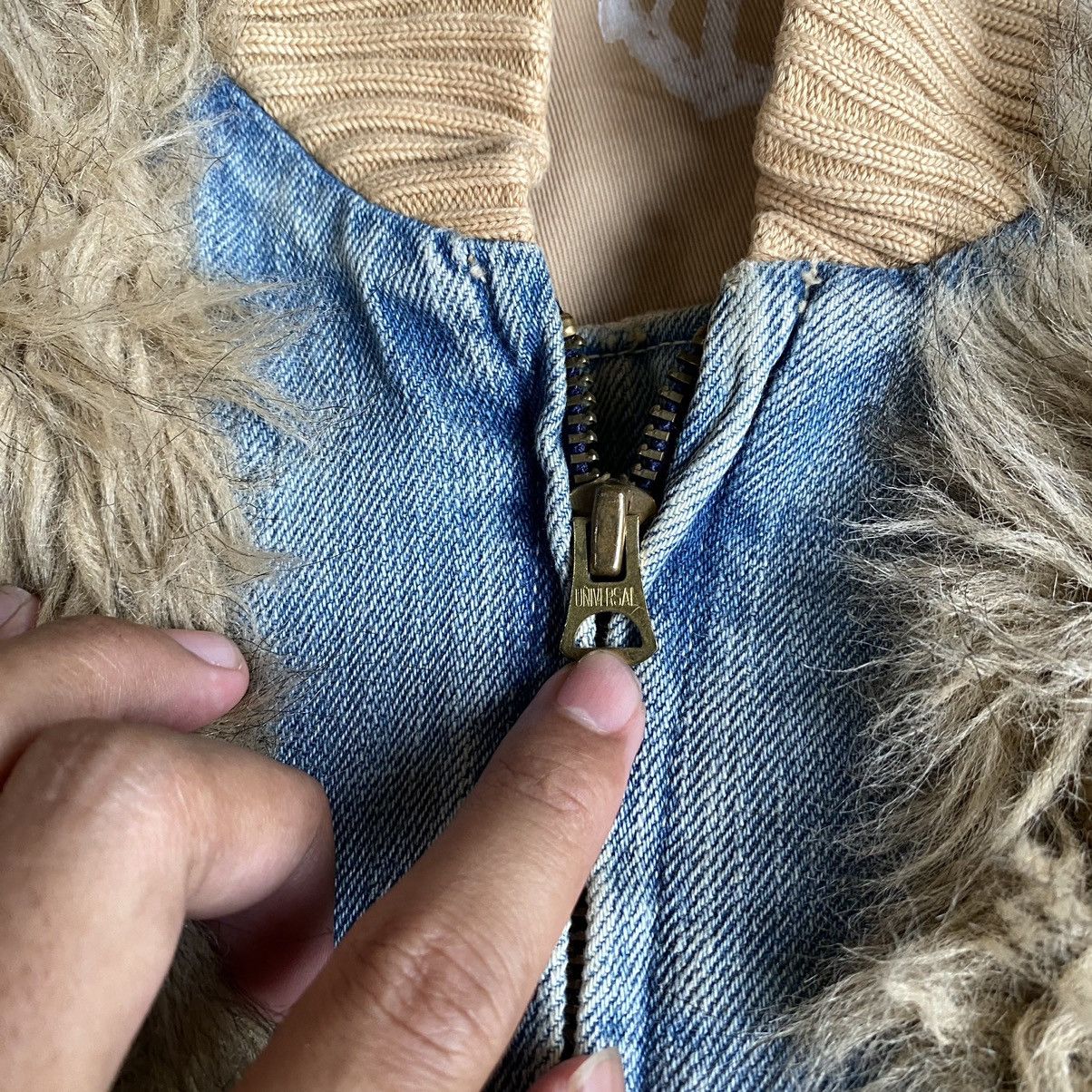 Kapital RARE Kapital Boro Fur Denim Jacket Size US M / EU 48-50 / 2 - 8 Thumbnail