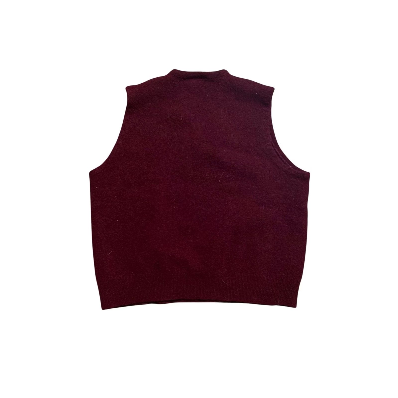 Vintage VINTAGE The Country Squire Vest Women's Burgundy Size Medium Cropped Top Size M / US 6-8 / IT 42-44 - 7 Thumbnail