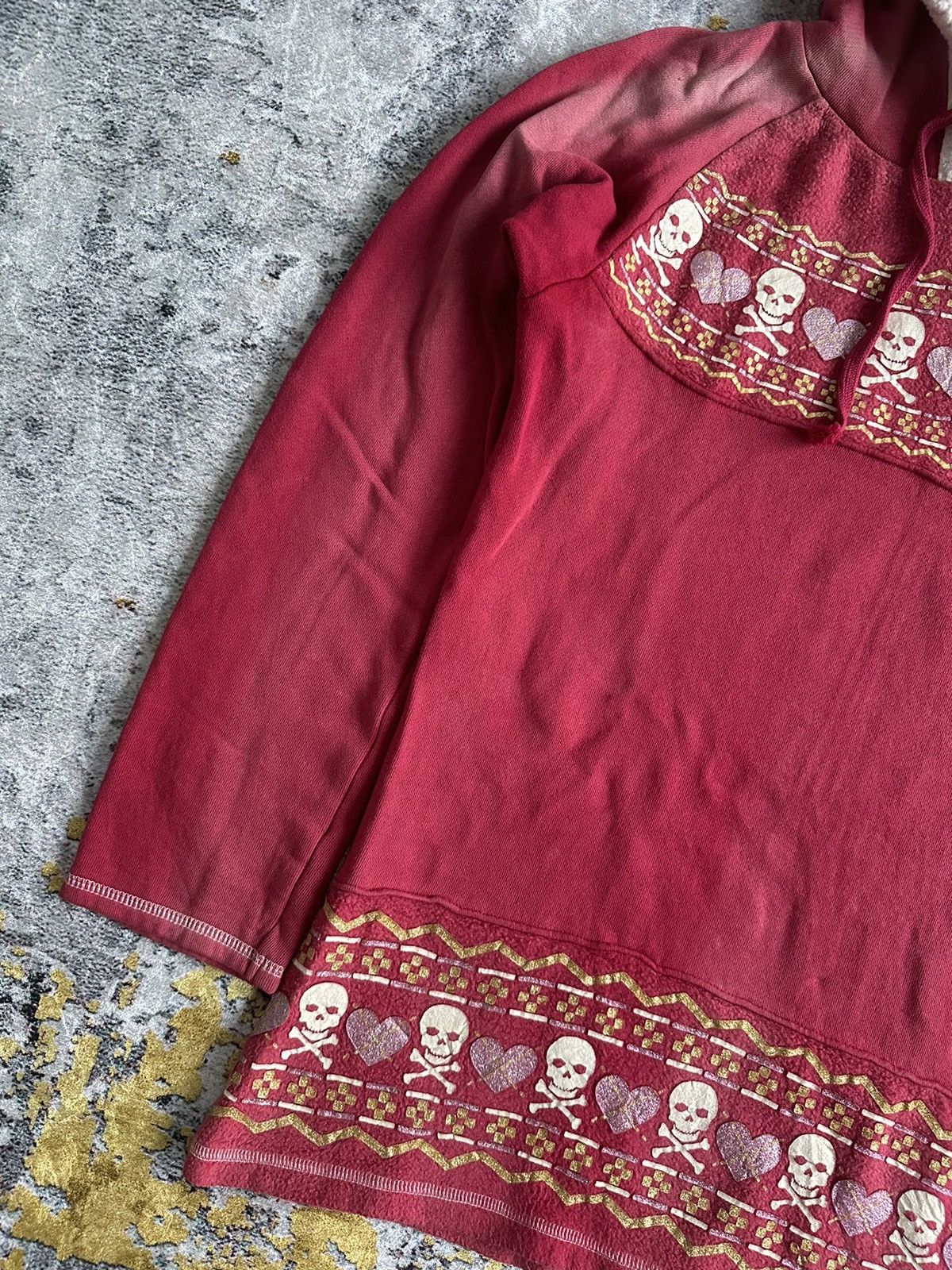 Seditionaries CRAZY TRASHED JAPAN SKULL IN LOVE HOODIE SEDITIONARIES STYLE Size US S / EU 44-46 / 1 - 3 Thumbnail