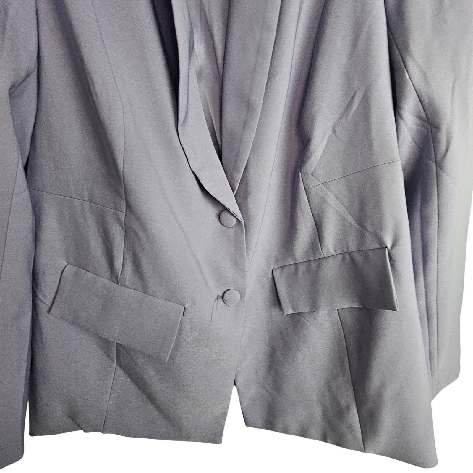Torrid Torrid Studio Refined Crepe Classic Long Line Blazer Size 0X Size L / US 10 / IT 46 - 3 Thumbnail