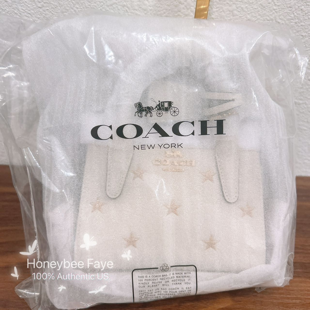 Coach Andrea Mini Carryall Bag With Star Print CW306 Size ONE SIZE - 7 Thumbnail