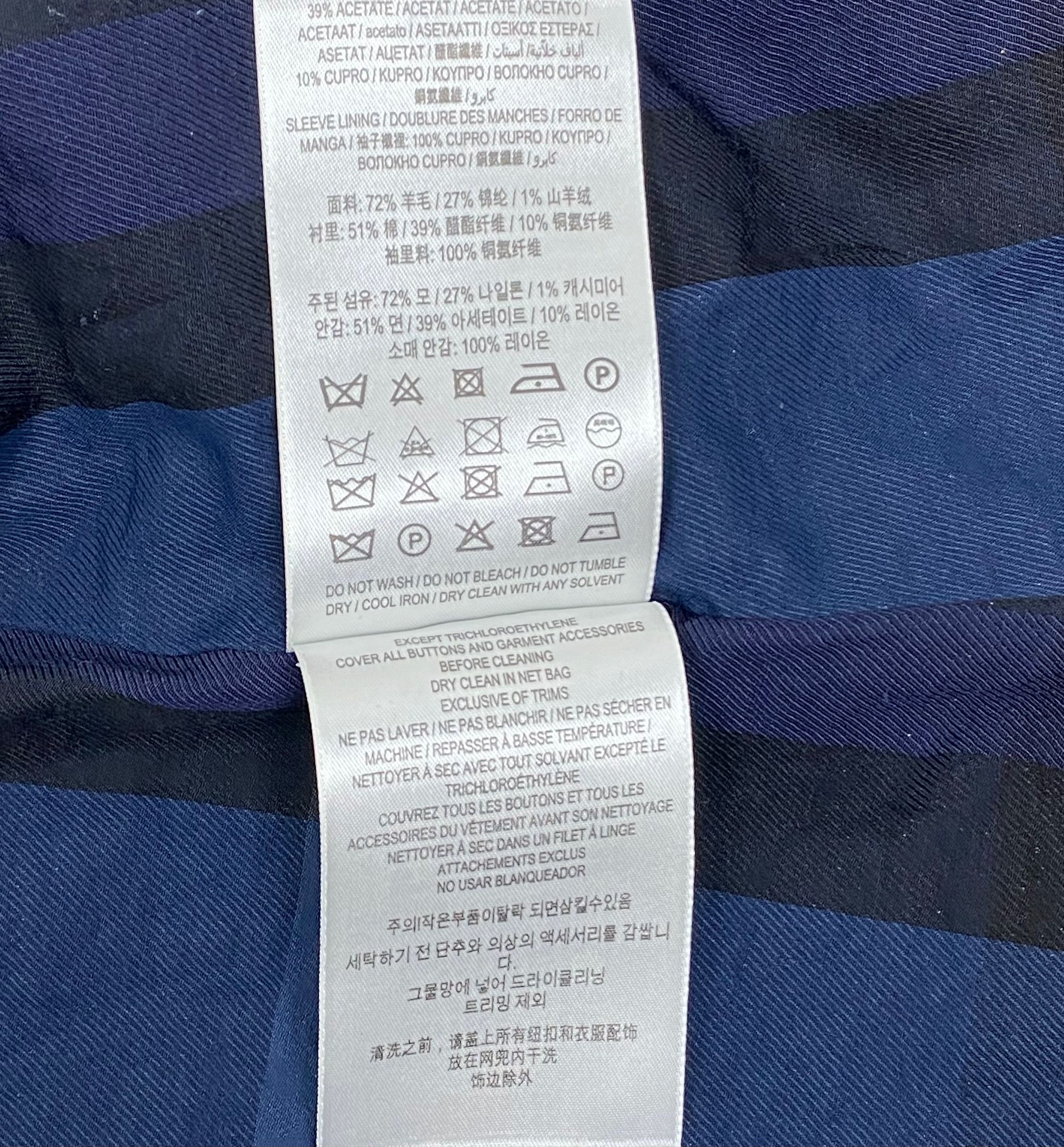 Burberry burberry coat wool size 14 anni - womens xs Size XS / US 0-2 / IT 36-38 - 15 Thumbnail