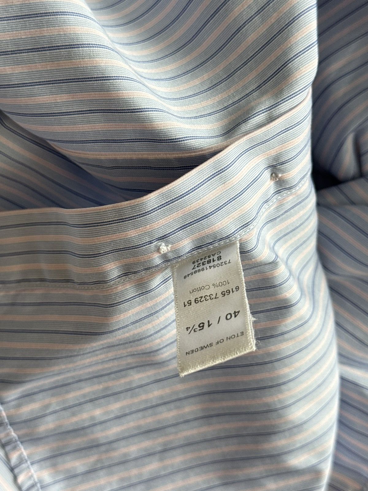 Eton Eton poplin striped ls vintage shirt Size US M / EU 48-50 / 2 - 4 Thumbnail