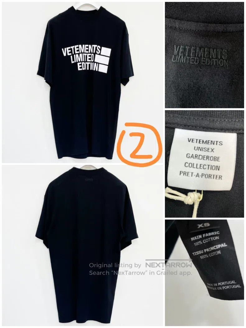 Vetements Vetements Short Sleeve T-Shirt Size US XS / EU 42 / 0 - 8 Thumbnail