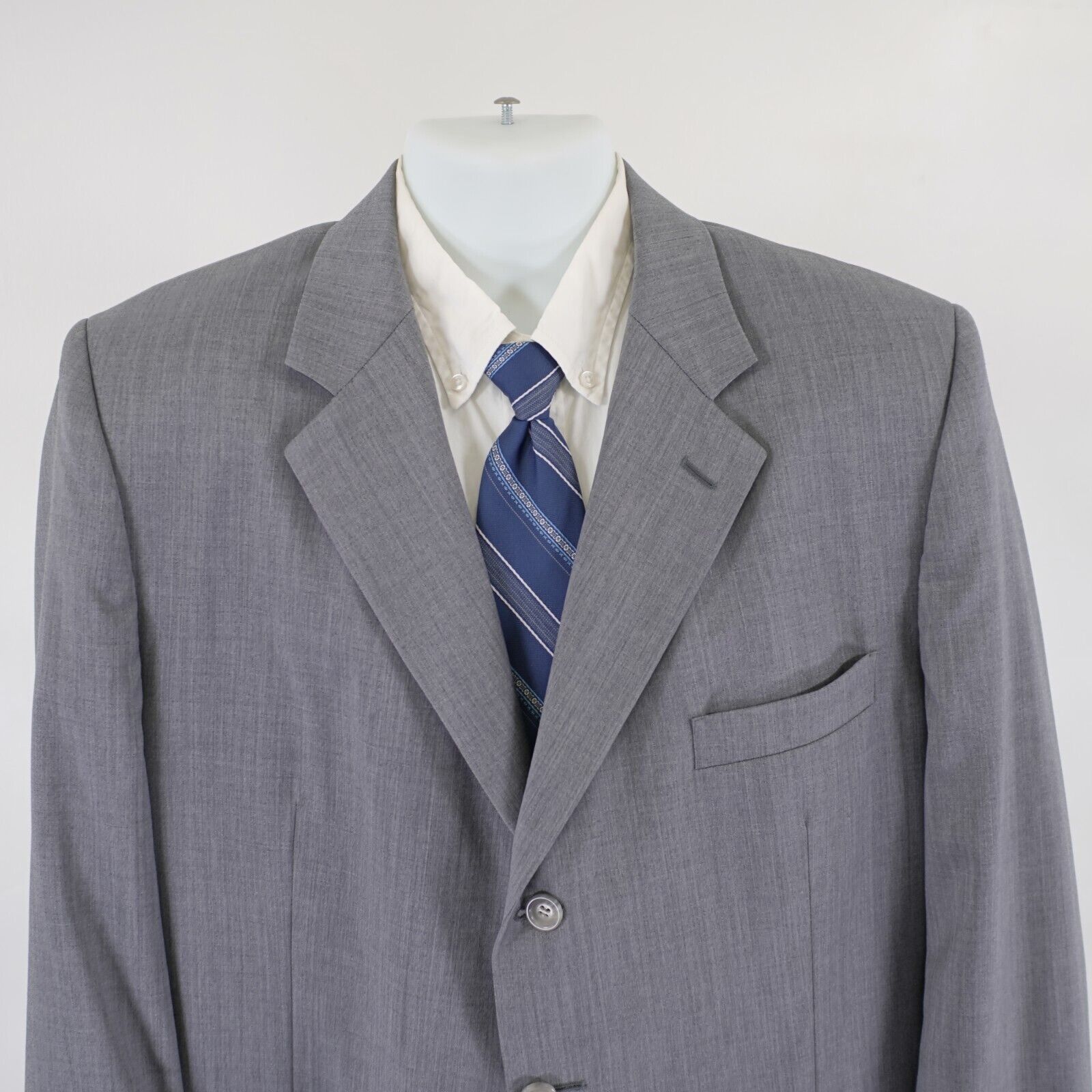 Joseph & Feiss Joseph & Feiss International Twill Wool Gray 44R / Slim 46R Size 44R - 1 Thumbnail