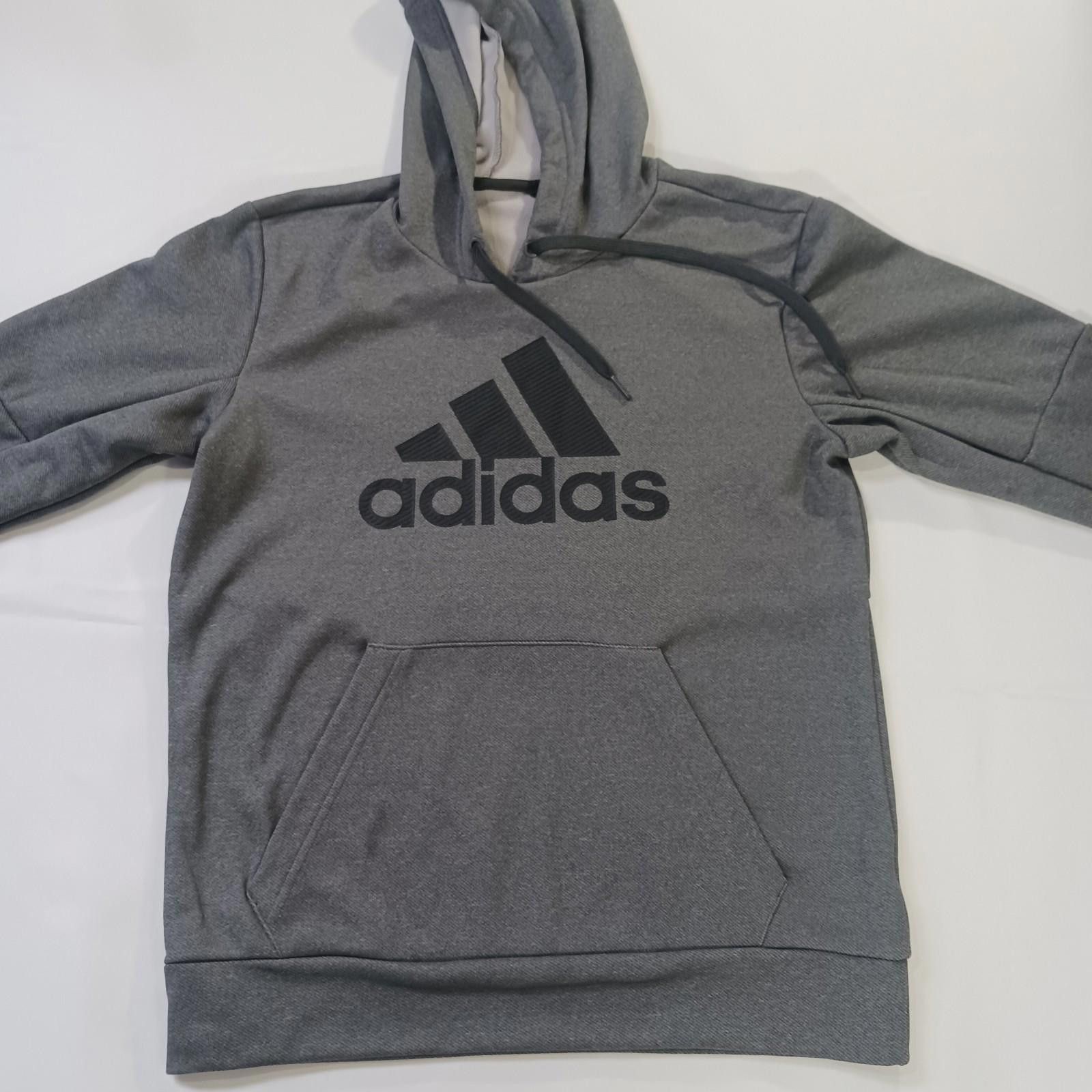 Adidas Adidas RN#88387 Men's Small Gray Hoodie Pullover Sweatshirt Size US S / EU 44-46 / 1 - 12 Thumbnail