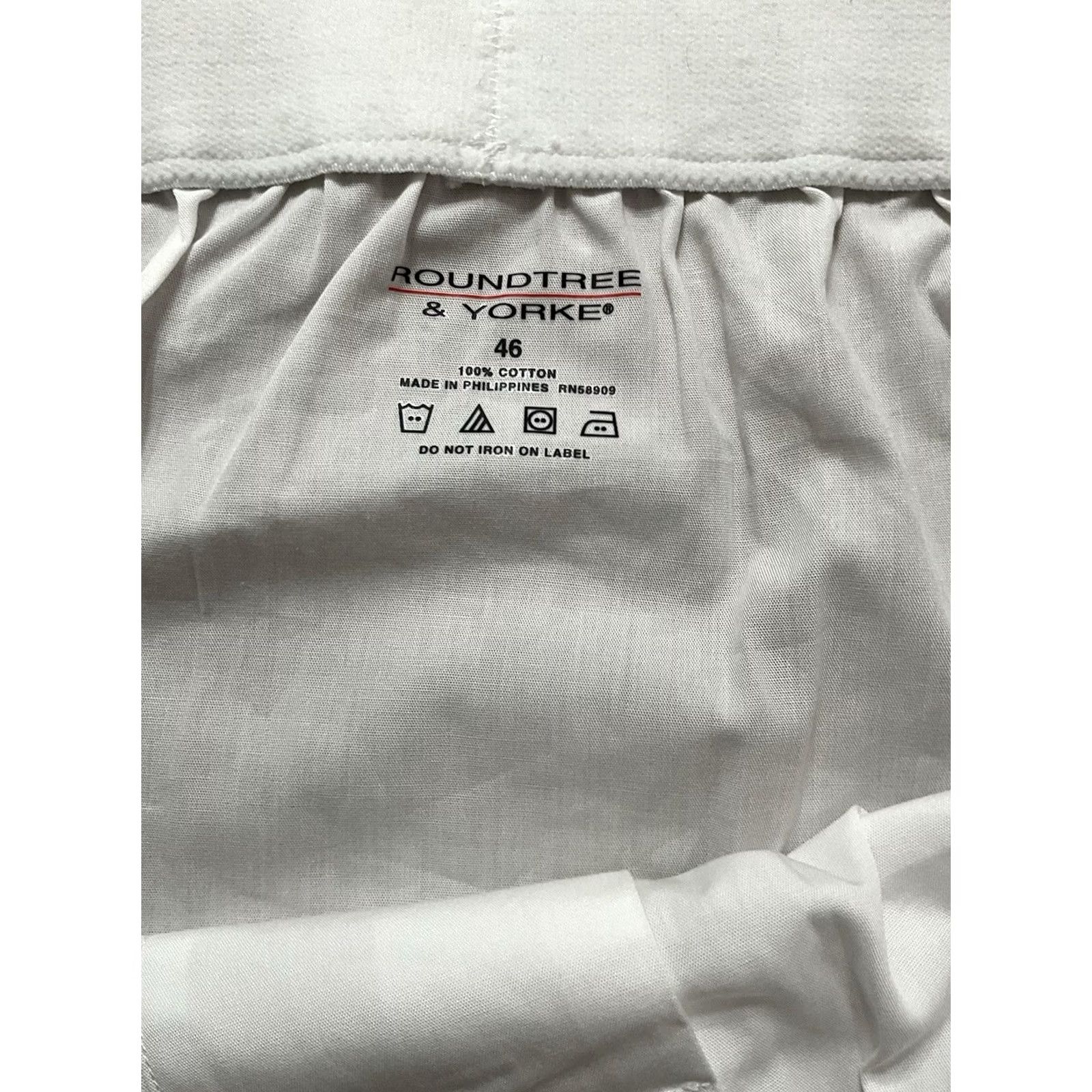 Roundtree & Yorke Roundtree & Yorke Sleep Shorts Size 46 White Mens Size US 30 / EU 46 - 3 Thumbnail