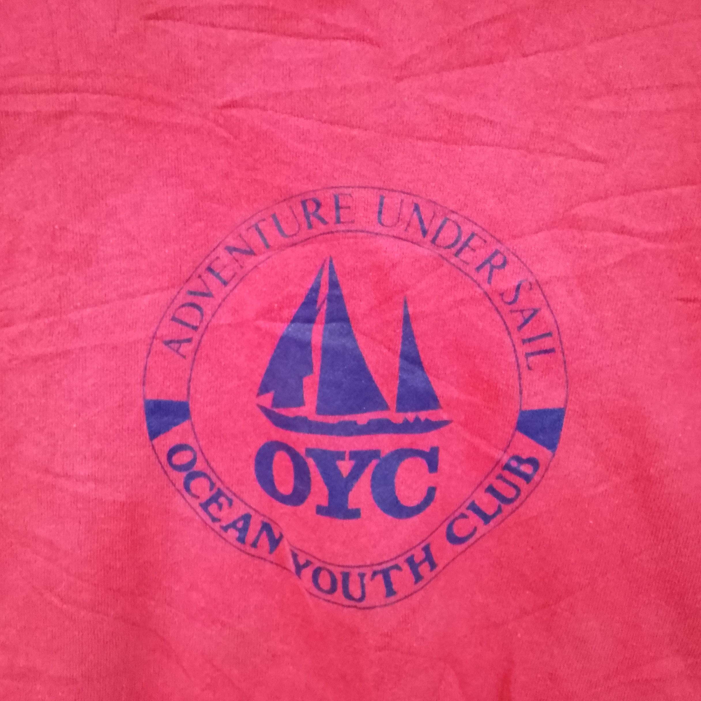 Vintage Vintage 90s Ocean Youth Club Adventure Under Sail Hoodie Size US S / EU 44-46 / 1 - 3 Thumbnail