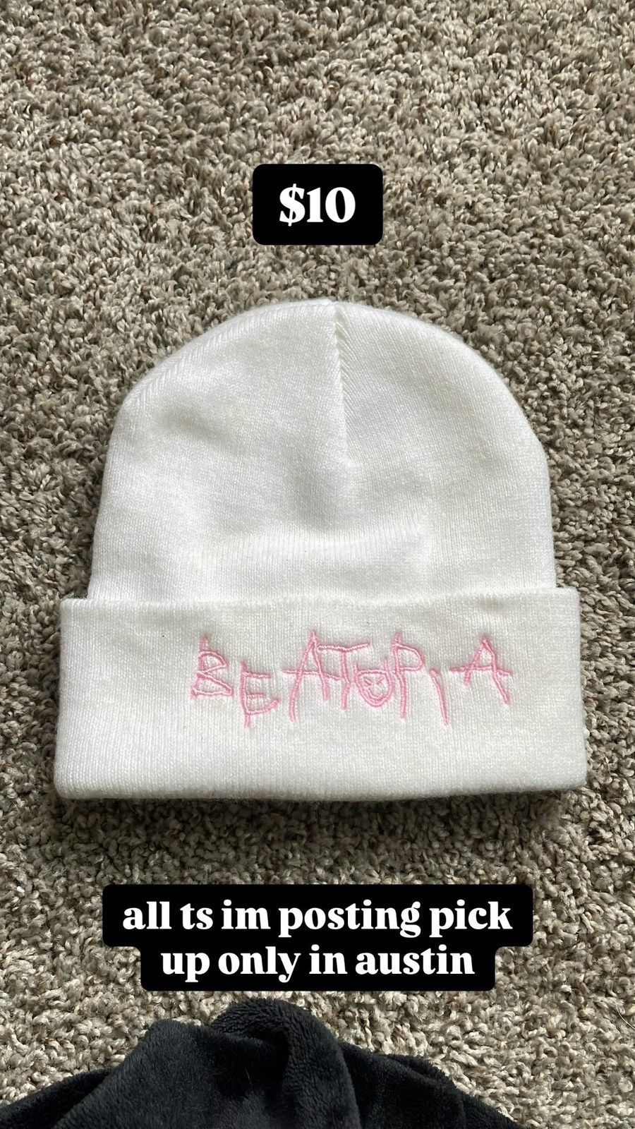 Vintage Beabadoobee Tour Beanie Size ONE SIZE - 1 Preview