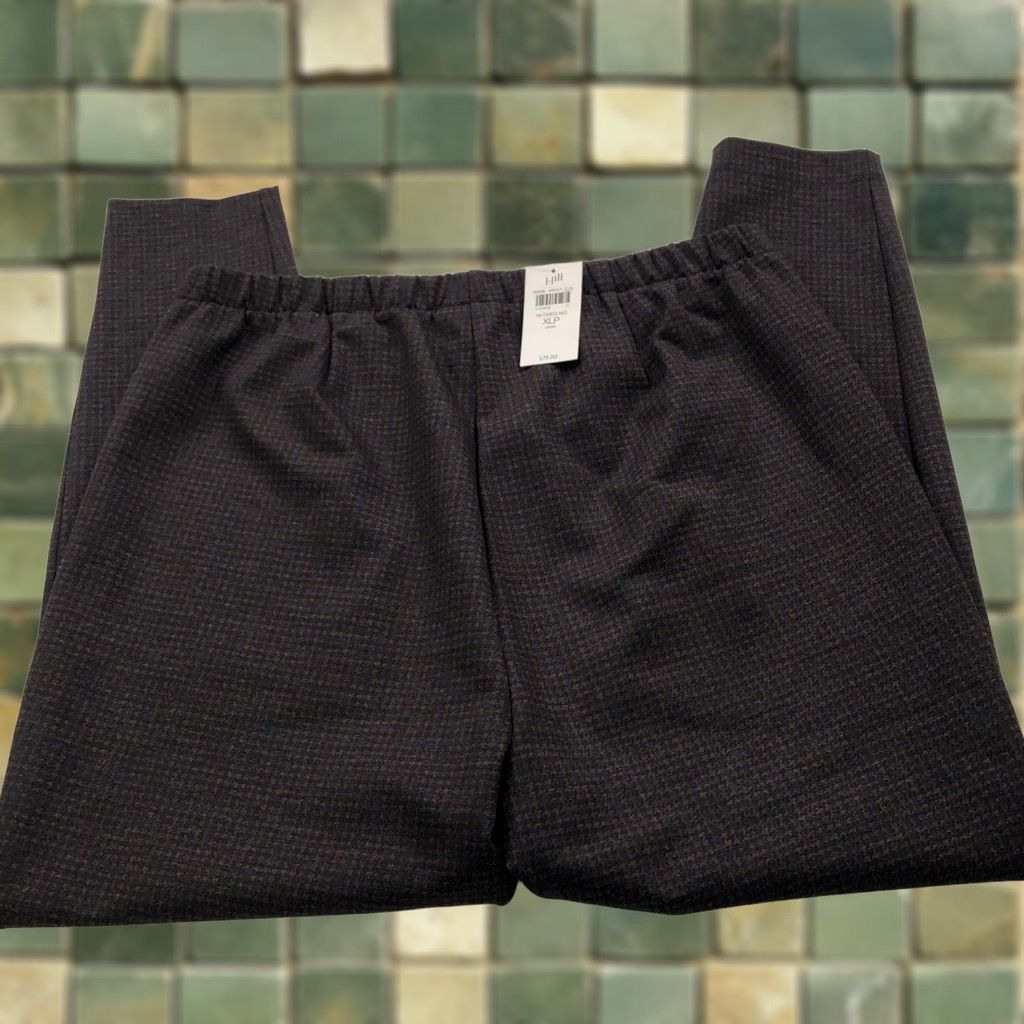 J. Jill VINTAGE J.Jill Ponte Leggings Pants XLP Petite NEW Mid Rise Tapered Brown 32W 25L Womens Girls Mens Size 40" / US 18 - 1 Thumbnail