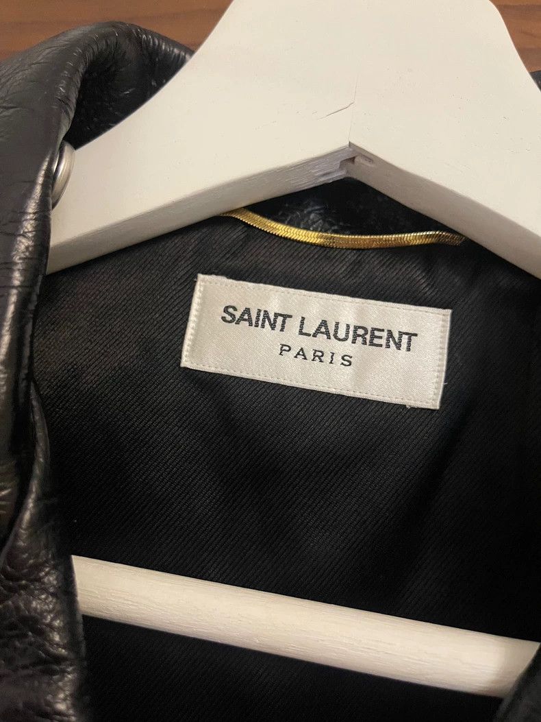 Saint Laurent Paris Saint Laurent Paris Biker Leather jacket Size XS / US 0-2 / IT 36-38 - 2 Thumbnail