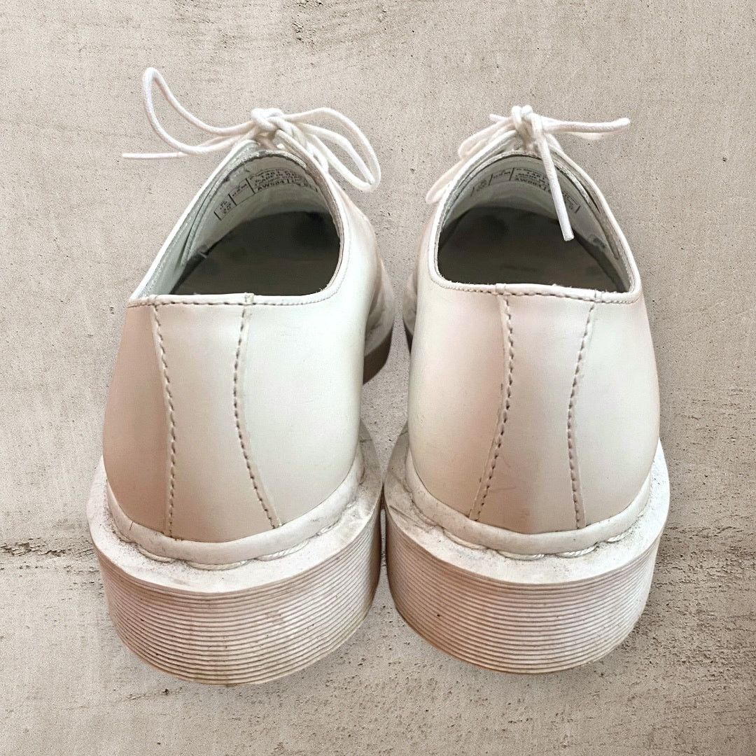 Dr. Martens Dr Martens 1461 Mono Oxford Shoes White Leather Size US 7 / EU 40 - 5 Thumbnail
