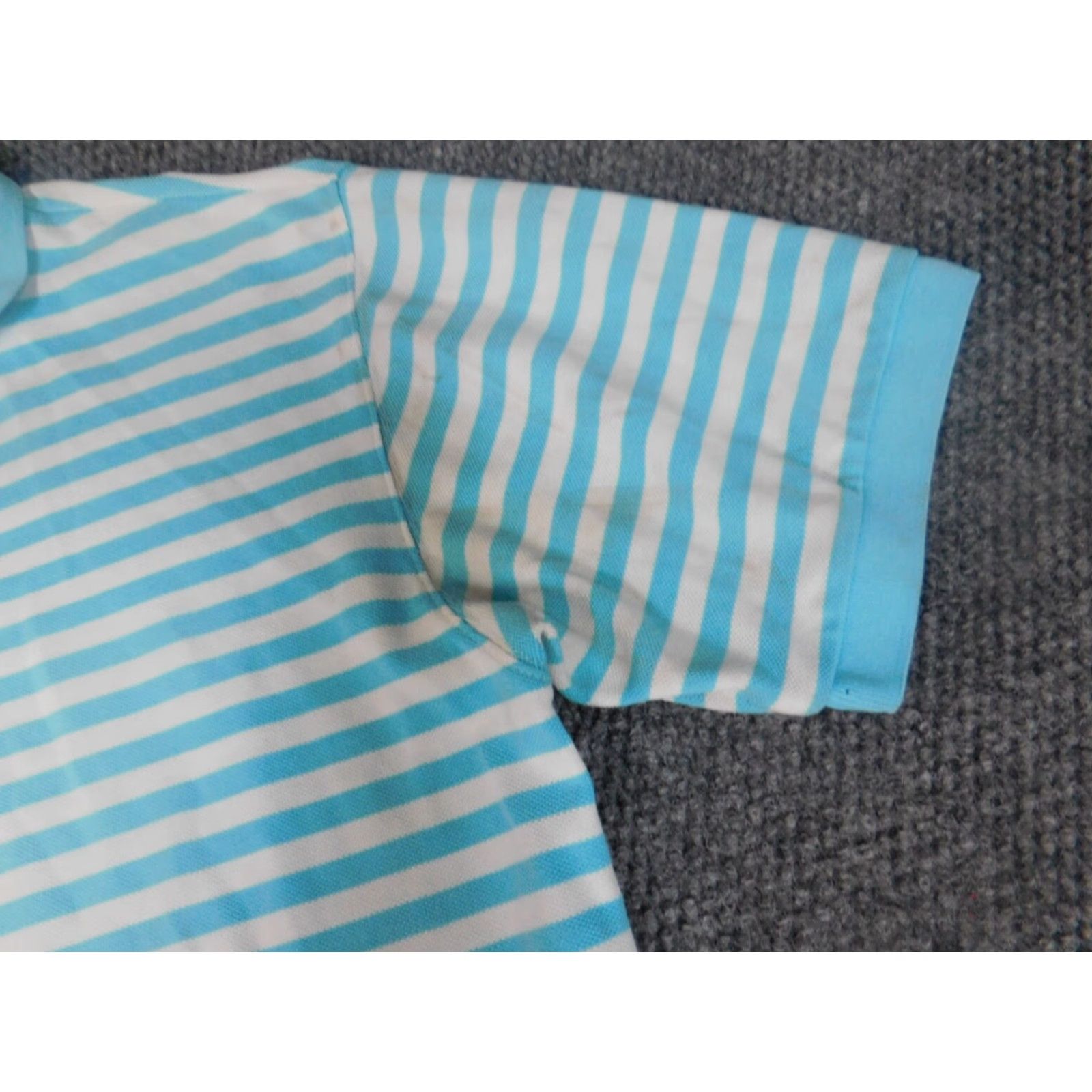 Izod IZOD Polo Shirt XL Blue Striped Logo Mens Short Sleeve Collared Classic Golf Shirt Size US XL / EU 56 / 4 - 5 Thumbnail