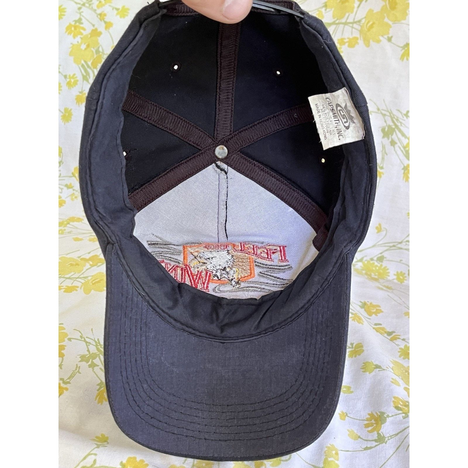 Vintage VTG 2000 Feel the Wind Bike Week Hat Myrtle Beach SnapBack Size ONE SIZE - 9 Thumbnail