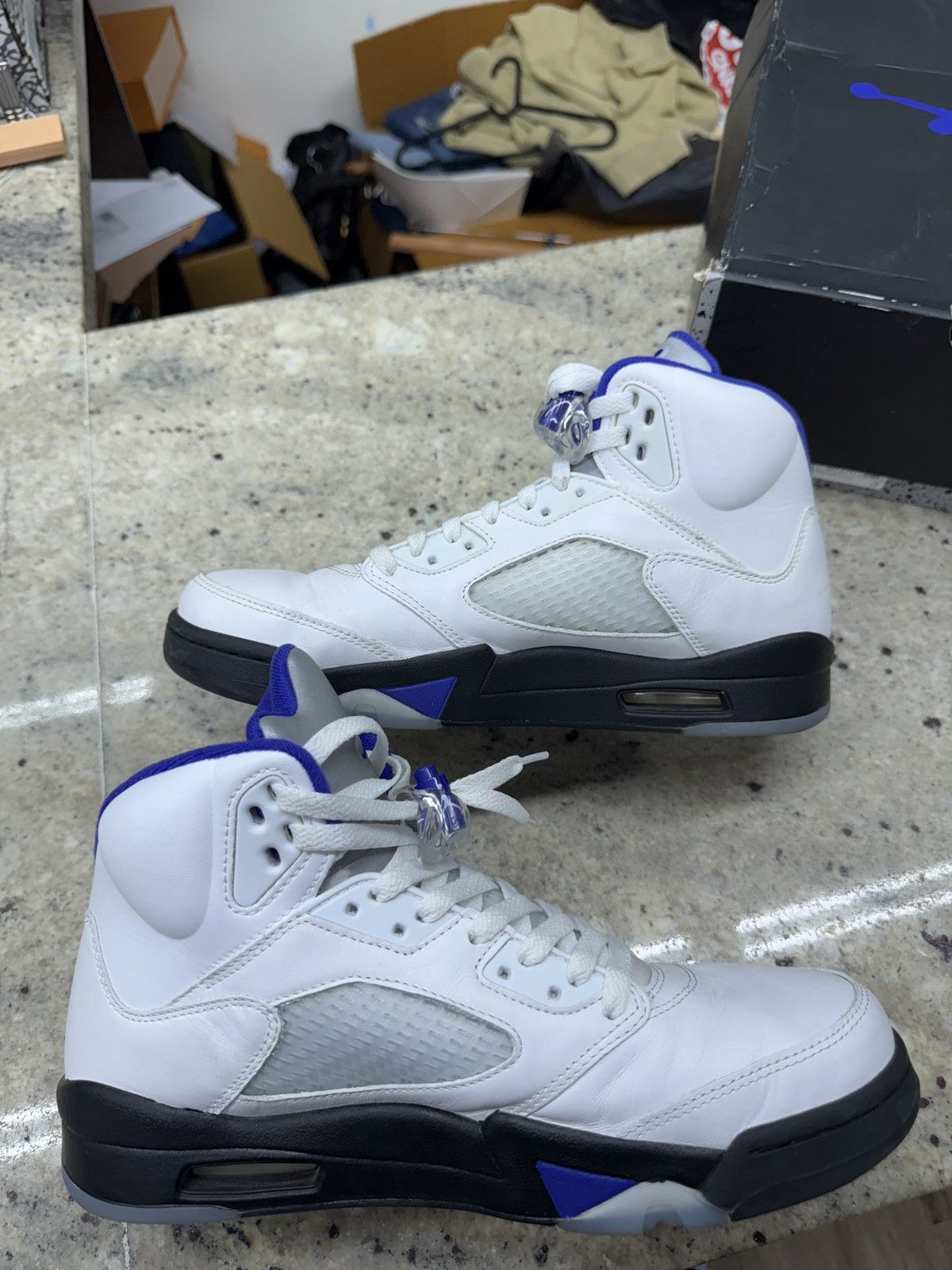 Jordan Brand Jordan 5 Retro Dark Concord Size US 9.5 / EU 42-43 - 2 Thumbnail
