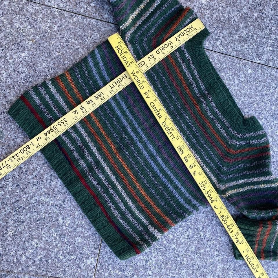 Vintage Hand made wool sweater Size M / US 6-8 / IT 42-44 - 4 Thumbnail