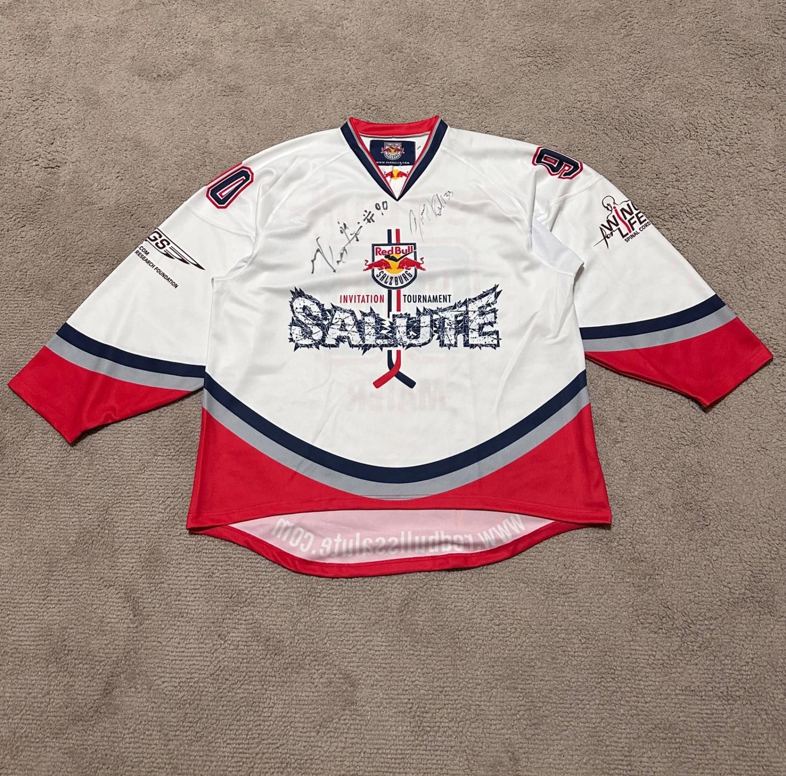Reebok EC Red Bull Salzburg #90 MAIER Ice Hockey Jersey Shirt XXL Size US XXL / EU 58 / 5 - 1 Thumbnail