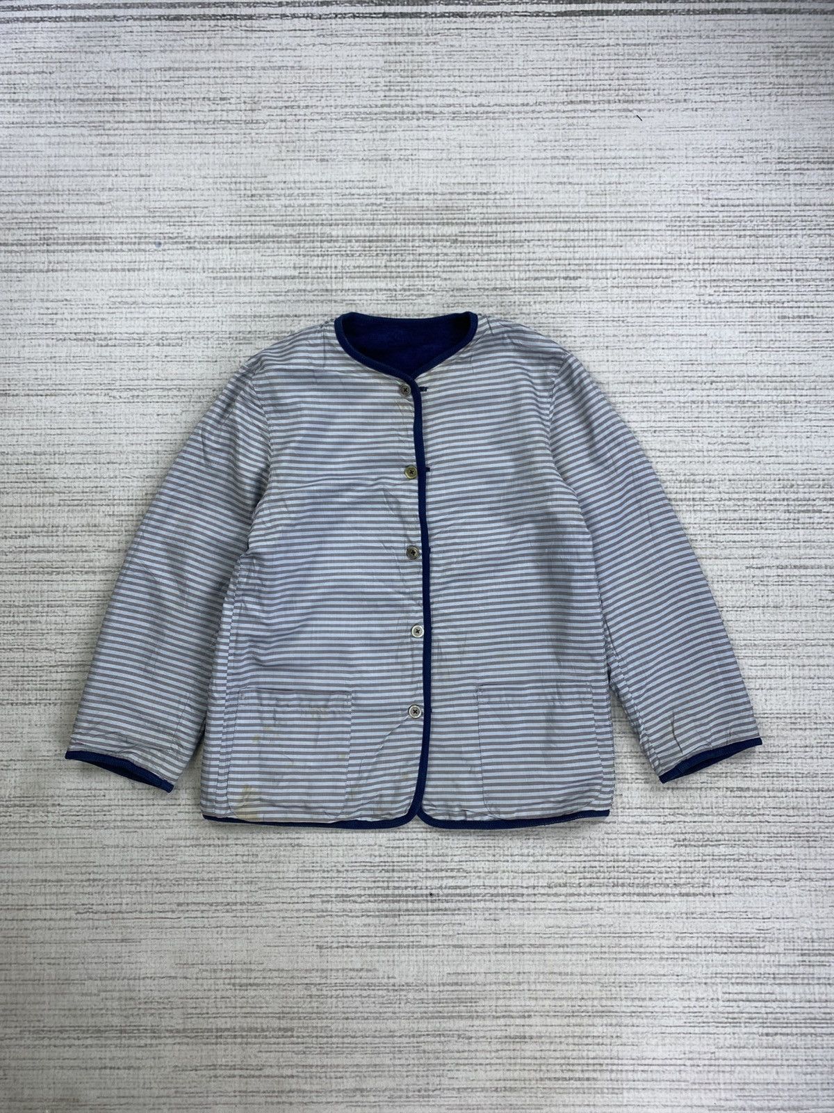 Valentino × Vintage Vintage Valentino Italy Reversible Striped Jacket Size US S / EU 44-46 / 1 - 2 Thumbnail