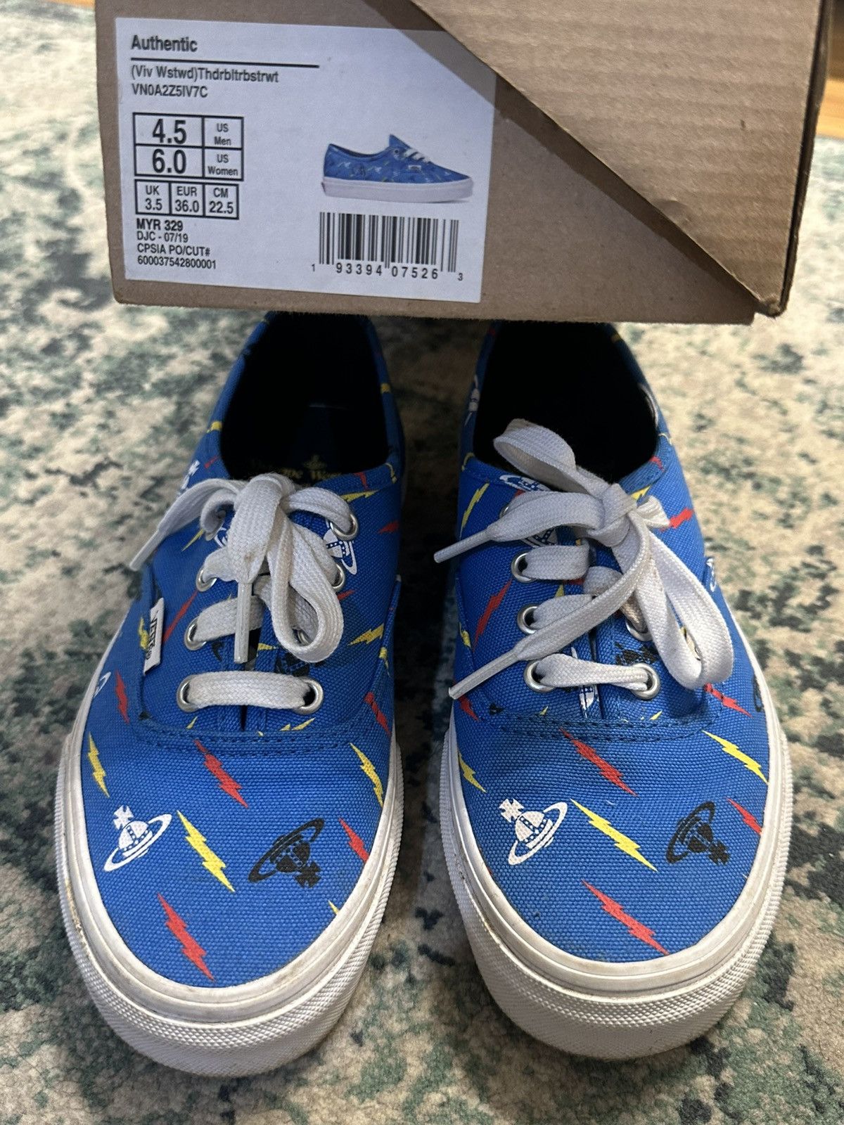 Vans × Vivienne Westwood SS19 Vivienne Westwood x Vans Authentic (3.5uk) Size US 6 / IT 36 - 4 Thumbnail