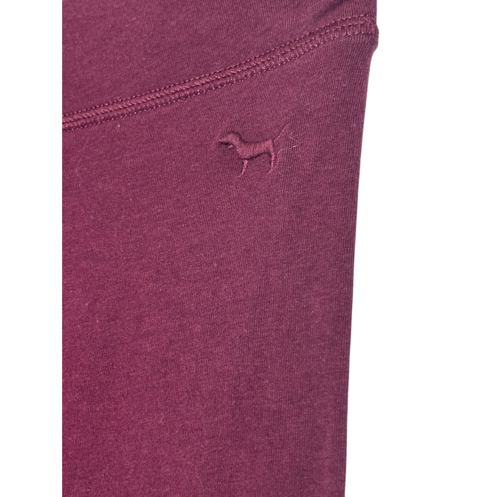 Pink Pink by Victoria Secret burgundy leggings size XS Size 28" / US 6 / IT 42 - 10 Thumbnail